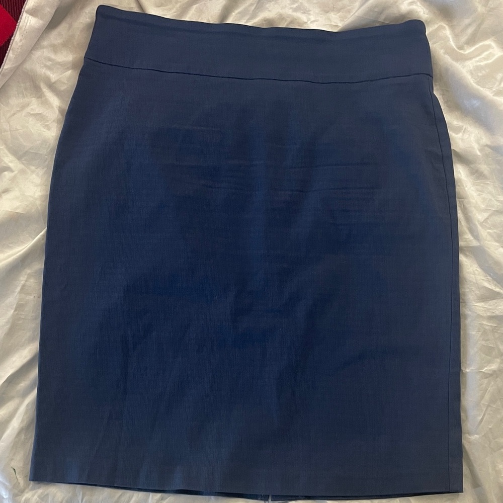 Soho Apparel Navy Pencil Skirt